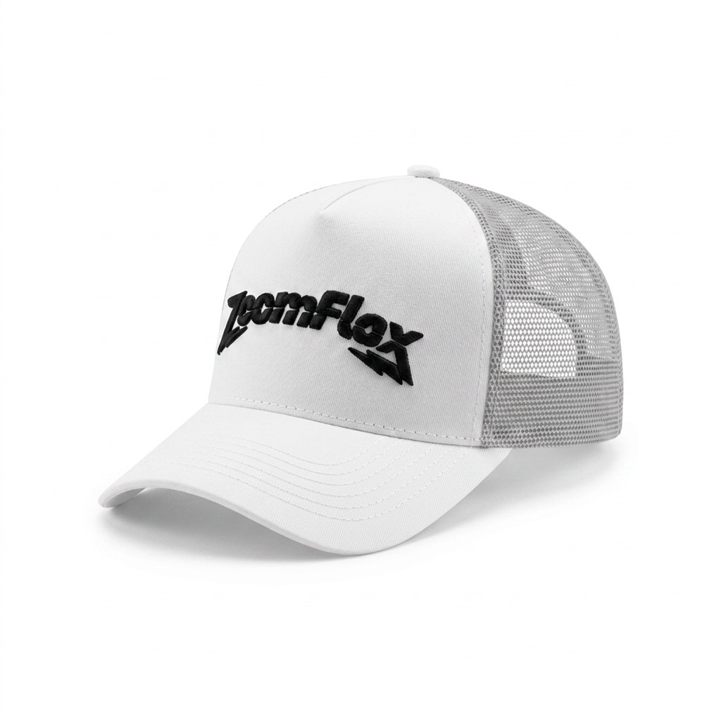 Gorra Trucker ZoomFlax blanca