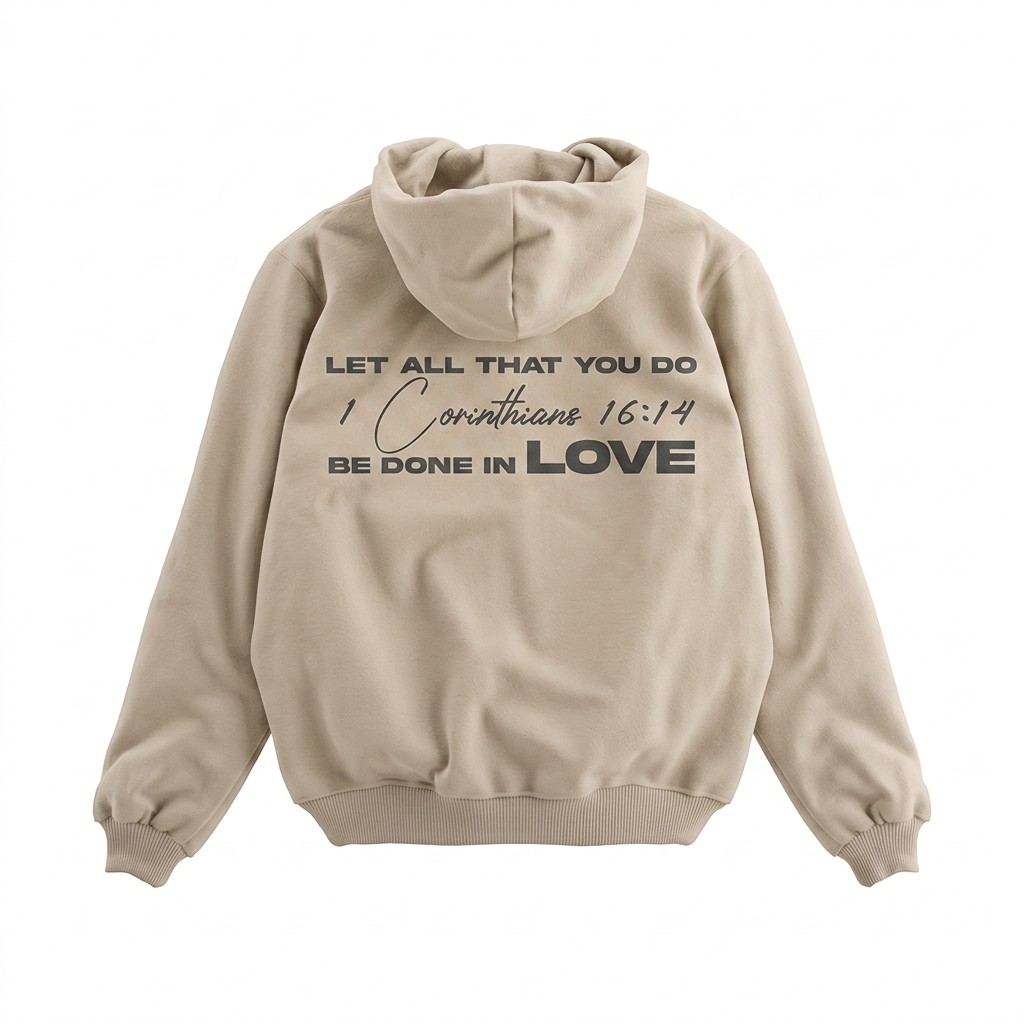Sudadera ZoomFlax espalda beige