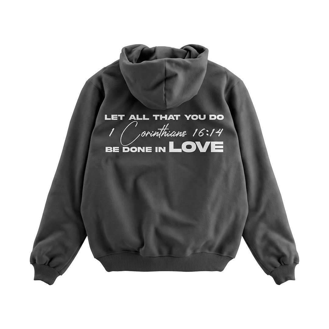 Sudadera ZoomFlax espalda gris oscuro