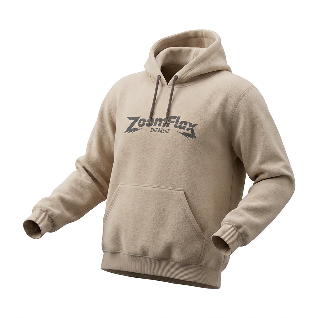 Sudadera ZoomFlax frente beige